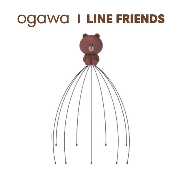 【OGAWAxLine Friends系列】 熊抱舒壓爪